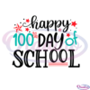Happy 100th Day Of School Red Star SVG Digital File