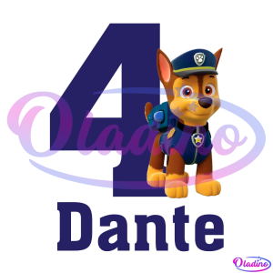 Happy Birthday Dante PNG Digital File