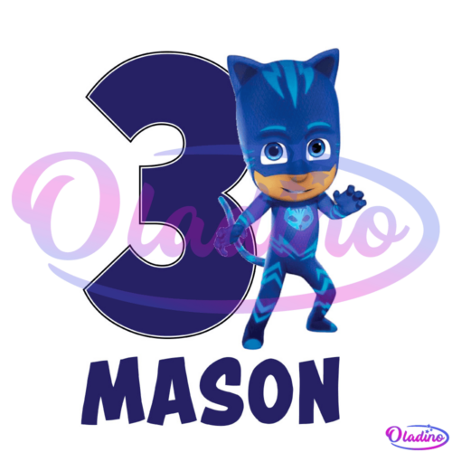 Happy Birthday Mason 3 Years Old PNG