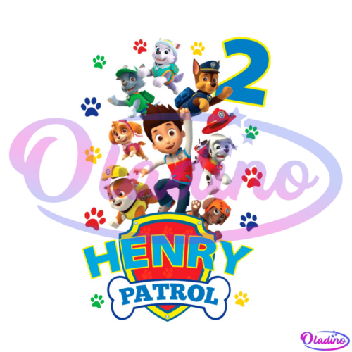 Henry Patrol Paw Patrol PNG Digital File, Paw Patrol Cartoon PNG