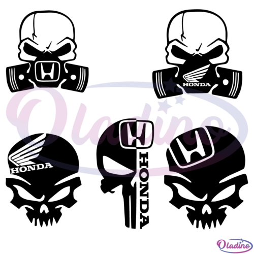 Honda Car Stickers Bundle SVG Silhouette