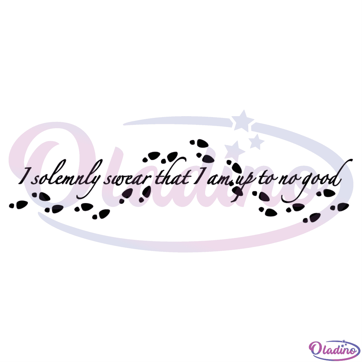 I Solemnly Swear That I Am Up To No Good SVG Silhouette