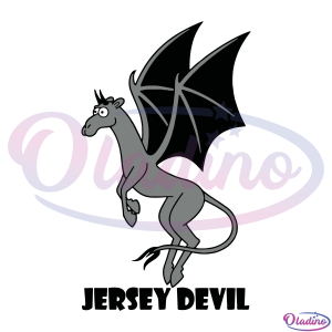 Jersey Devil SVG Digital File, Fictional Characters Svg
