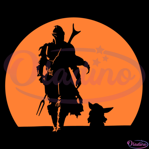 Mandalorian Sunset SVG PNG Digital File