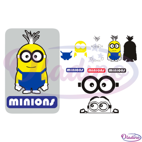 Minions Layered Bundle SVG Digital File