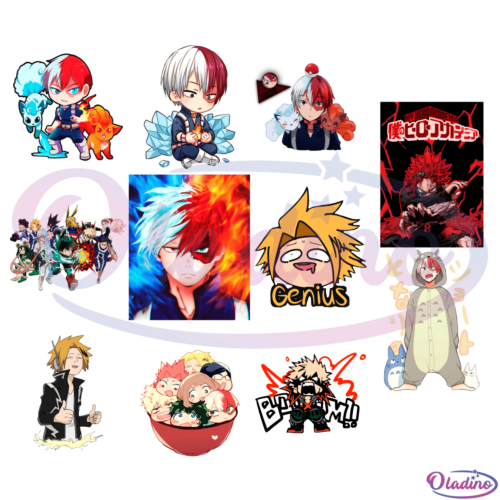 My Hero Academia Anime Bundle Sublimation Design