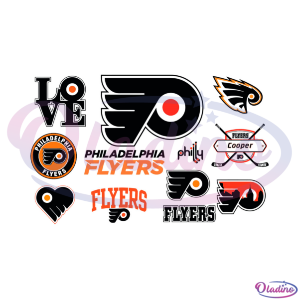 Philadelphia Flyers Bundle SVG Digital File, NHL Svg, Philadelphia Flyers Logo Svg