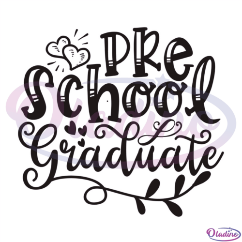 Preschool graduate SVG Digital File, preschool SVG