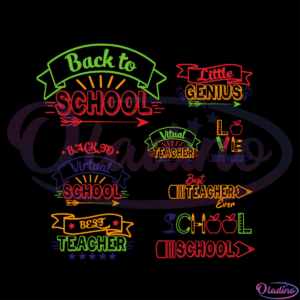 School bundle PNG sublimation, little genus PNG, Love PNG