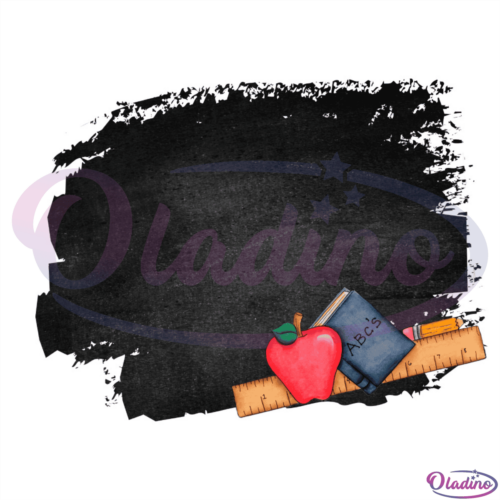 School supplies PNG, Chalkboard SVG, apple PNG