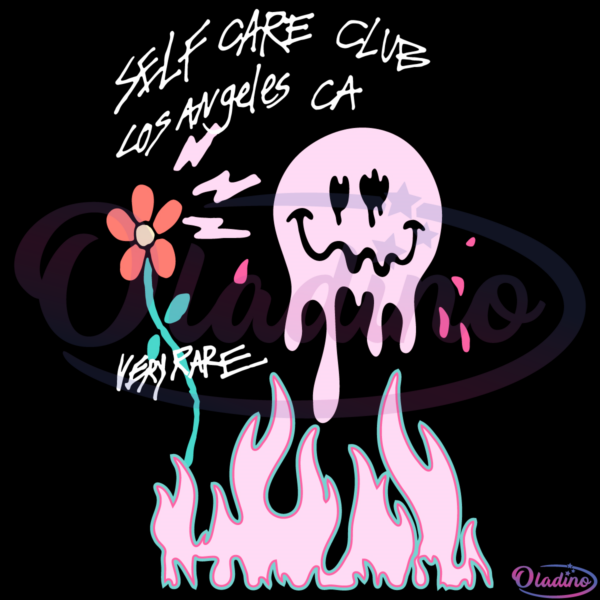 Self Care Club Los Angeles CA Very Rare SVG Digital File