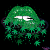 Sexy Lips Cannabis Marijuana Weed Pot Leaf SVG Digital File
