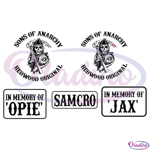 Sons Of Anarchy Redwood Original Bundle SVG Digital File