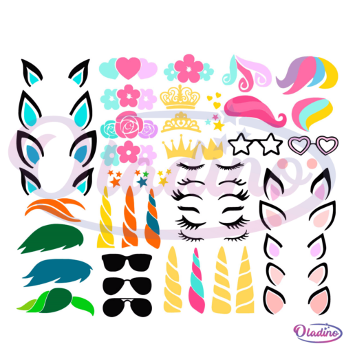 Unicorn Bundle SVG Digital File