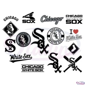 15 Layered Chicago White Sox Logo Baseball Svg Digital