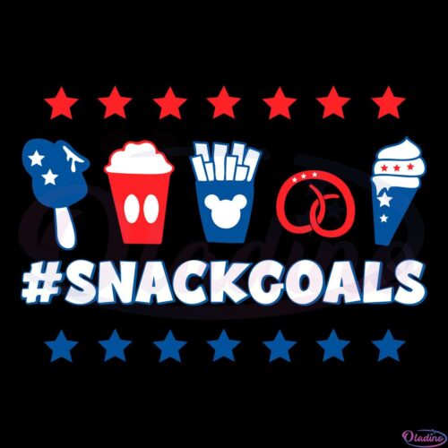 4th of July Snack Goals Svg