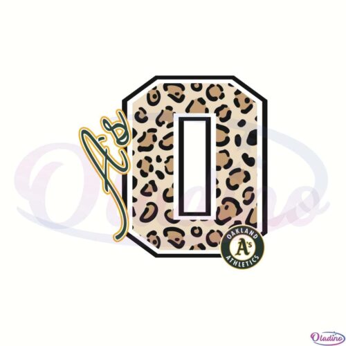 AS Roma Oakland Athletics Leopard Svg