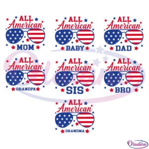 All American Family SVG BUNDLE