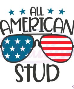 All American Stud 4th Of July Svg, Independence Day Svg File