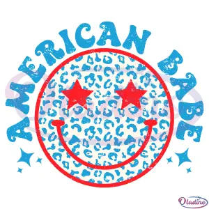 American Babe SVG PNG Digital File