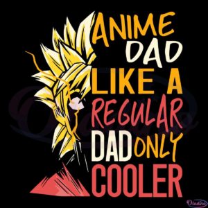 Anime Dad Fathers Day SVG