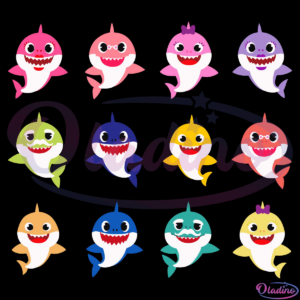 Baby Shark Family SVG Bundle