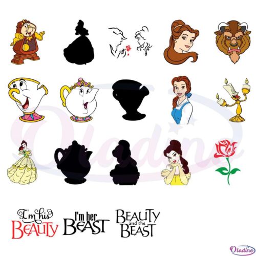 Beauty And The Beast Belle Bundle Svg Digital File Beauty Svg