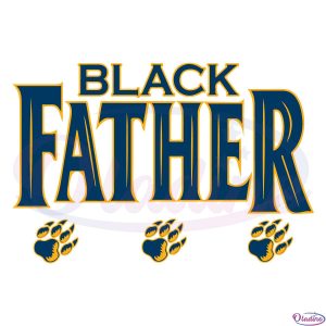 Black Father Kids Names Footprint Svg Digital File, Father Svg