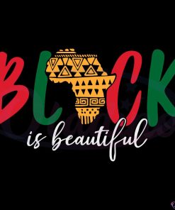 Black Is Beautiful Svg, Africa Map Svg, Black History Month Svg