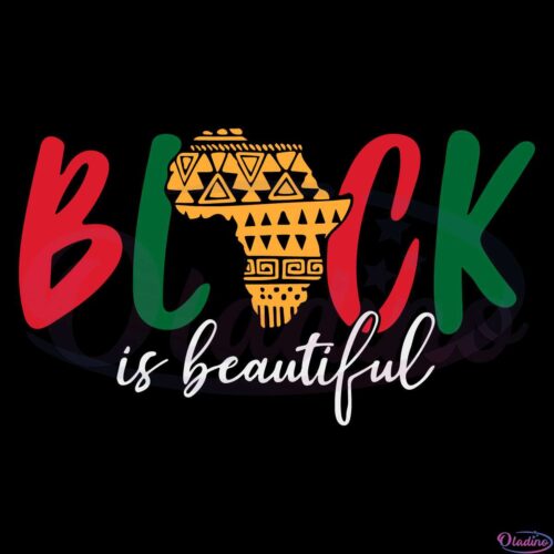 Black Is Beautiful Svg