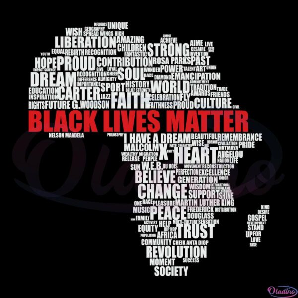 Black Lives Matter Svg File, Martin Luther King Svg, I Have A Dream