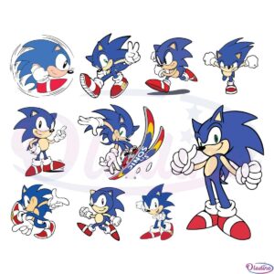 Bundle Funny Sonic Svg Digital File The Hedgehog Svg