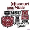 Bundle Logo Missouri State Bears and Lady Bears SVG Digital File