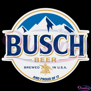 Busch Beer Brewed In USA Ultra Maga SVG PNG Digital File