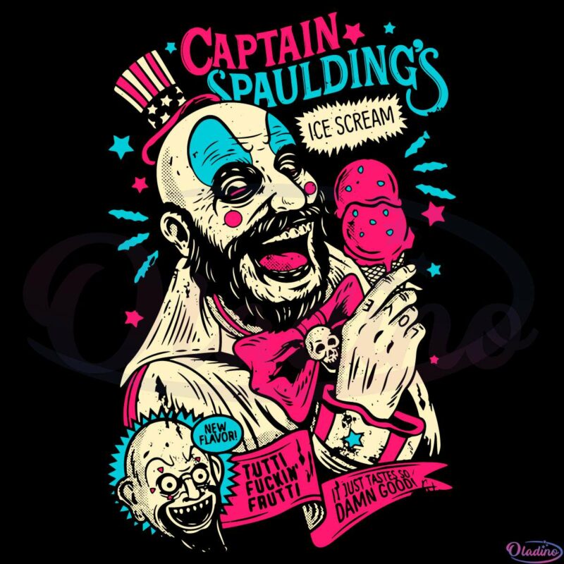 Captain Spaulding Svg, Horror Halloween Svg, Halloween Day Svg