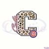 Chicago Cubs Leopard Baseball MLB Team Svg Digital File