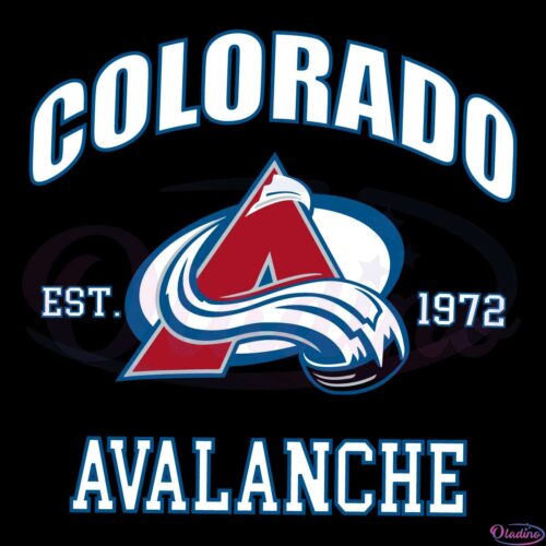 Colorado Avalanche Est. 1972 Crewneck Svg File