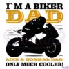 Cool Biker Dad Svg, Funny Motorcycle Rider Svg Digital File