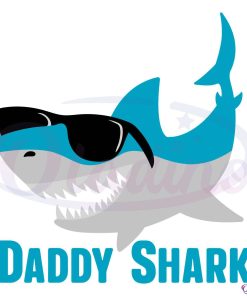 Daddy Shark Fathers Day Svg Digital File
