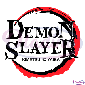 Demon Slayer Logo PNG SVG, Kimetsu no Yaiba, Japanese Cartoon