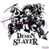 Demon Slayer Wall Art SVG, Kimetsu no Yaiba SVG Digital File