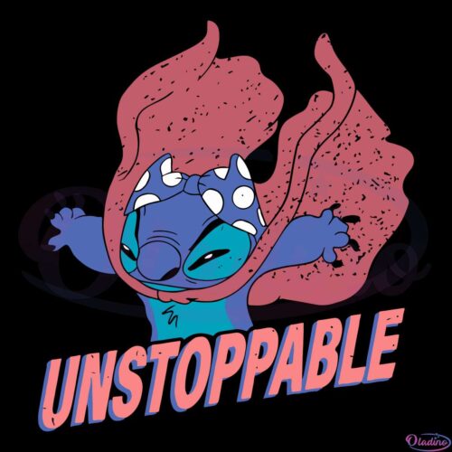 Disney Stitch Lilo & Stitch Unstoppable Svg Digital File