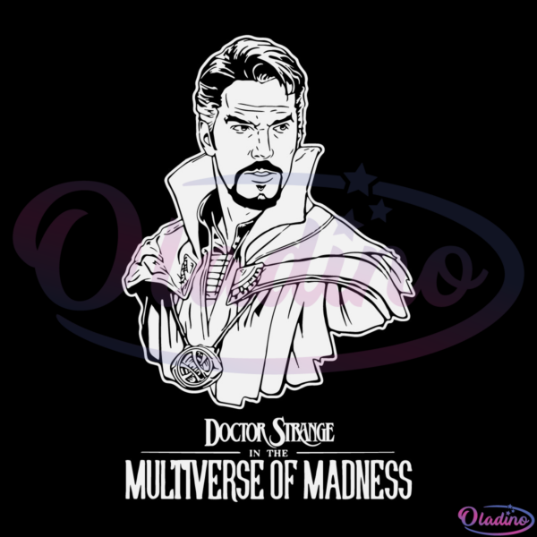 Doctor Strange in the Multiverse of Madness Silhouette Svg