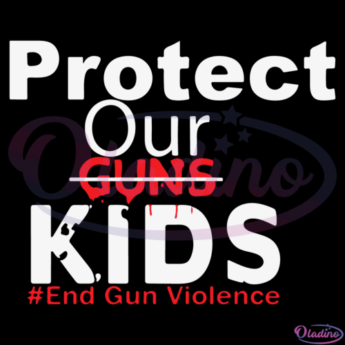 End Gun Violence SVG PNG File