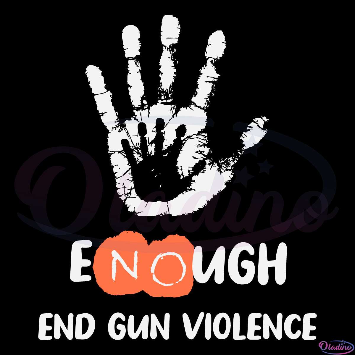 Enough End Gun Violence Sublimation PNG File, No Gun Awareness Svg