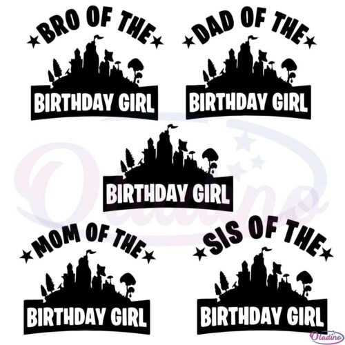 Family Of The Birthday Girl Fortnite Bundle Svg Digital File