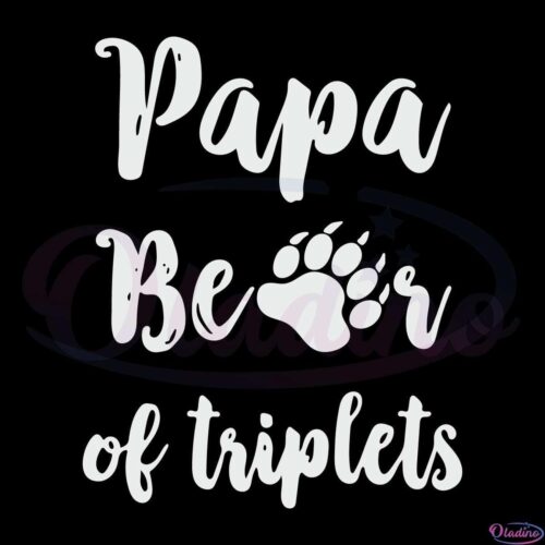 Father Of Triplets svg