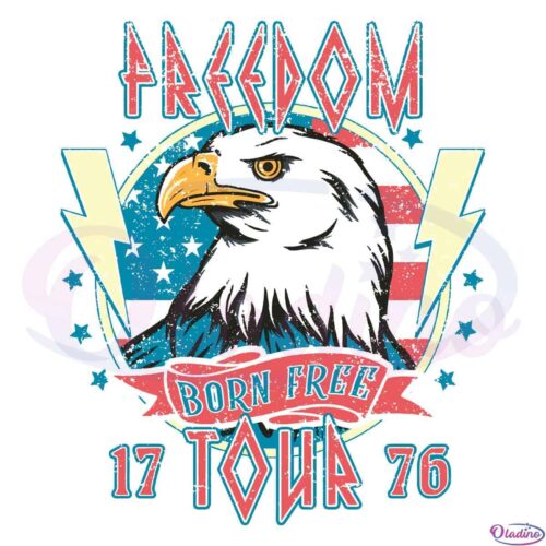 Freedom Born Free 17 Tour 76 Vintage Svg File