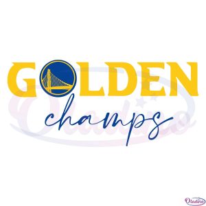 Golden Champs NBA Champions Svg Digital File