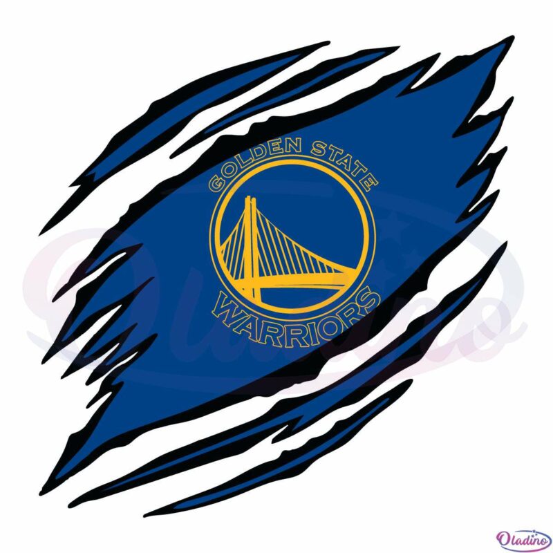 Golden State Warriors Claws NBA Logo Svg Digital File